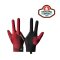 Перчатка для бильярда на правую руку чёрно/красная размер L