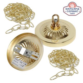 Светильник Evegreen 6 плафонов (золото)