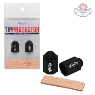 Набор для защиты бильярдной наклейки Kamui Tip Protector +Tip Burnisher ø11.75-14мм черный