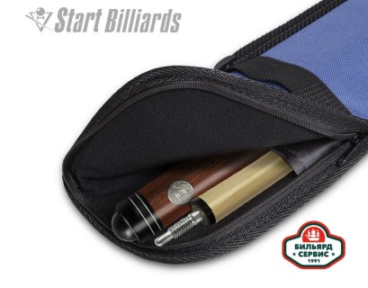 Чехол для кия 1х1 1-10 (синий)