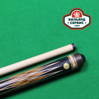 Кий мастер Роман Королёв корона спорт (чёрный граб, палисандр, оранж, граб)