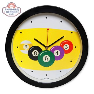 Часы Бильярд SN5024 ø29,5см
