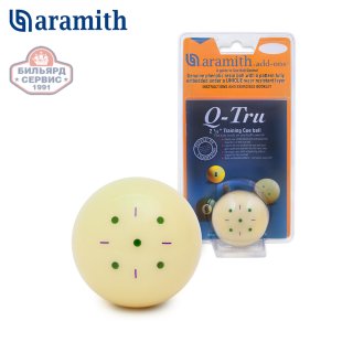 Шар тренировочный Aramith Q-TRU Pool 57,2 мм (блистер)