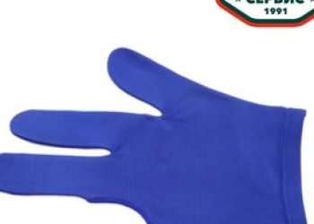 Перчатка для бильярда универсальная безразмерная цвет синий