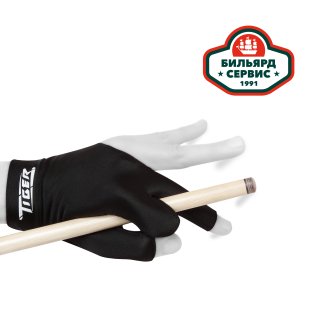 Перчатка Tiger-X Professional Billiard Glove черная левая (размер M)