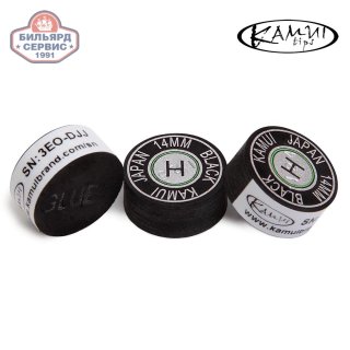 Наклейка для кия Kamui Black ø14мм Hard 1шт.