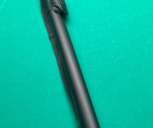 Тубус для кия чёрный (круглый) пирамида