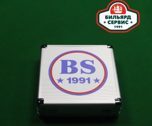 Кейс для шаров BS 1991 (пул) 57 мм/American pool ball case 57 mm