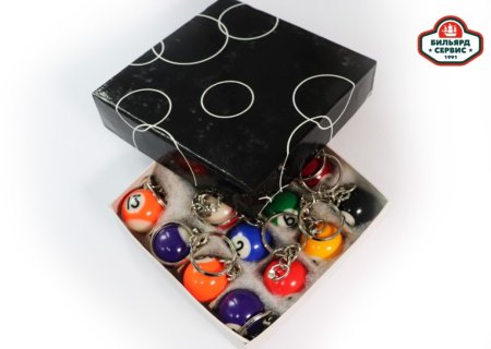 Брелок цветной шар