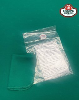 Салфетка для полировки и чистки бильярдного кия (тип среза оверлок)