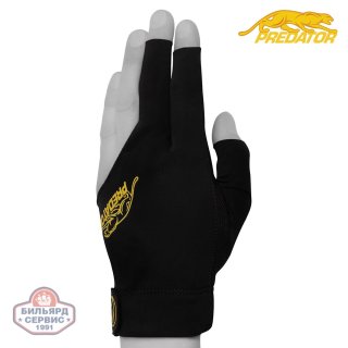 Перчатка Predator Second Skin черная/жёлтая левая L/XL