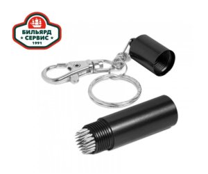 Инструмент для перфорации наклейки алюминиевый чёрный